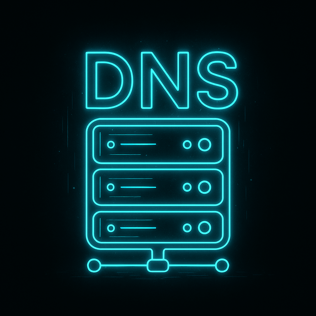 DNS A record example showing domain to IP mapping